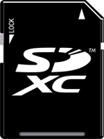 sd xc card